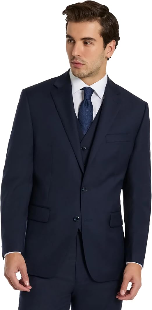 Michael Kors Men’s 3-Piece Classic Fit Suit Separates | Jackets | Weddings & Formal Events (Pants & Vests Sold Seperately)