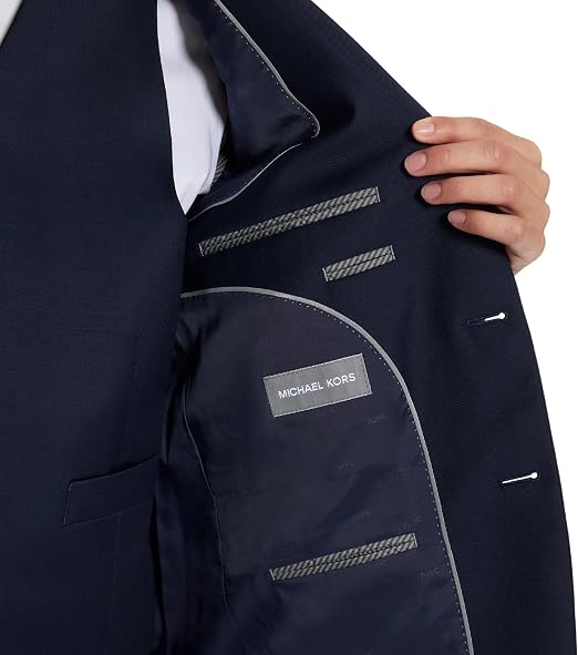 Michael Kors Men’s 3-Piece Classic Fit Suit Separates | Jackets | Weddings & Formal Events (Pants & Vests Sold Seperately)